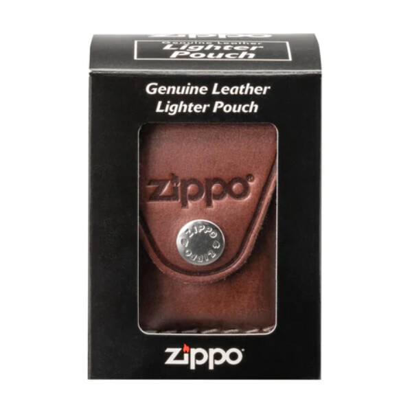 Zippo Ledertasche braun mit Schlaufe 60001216
