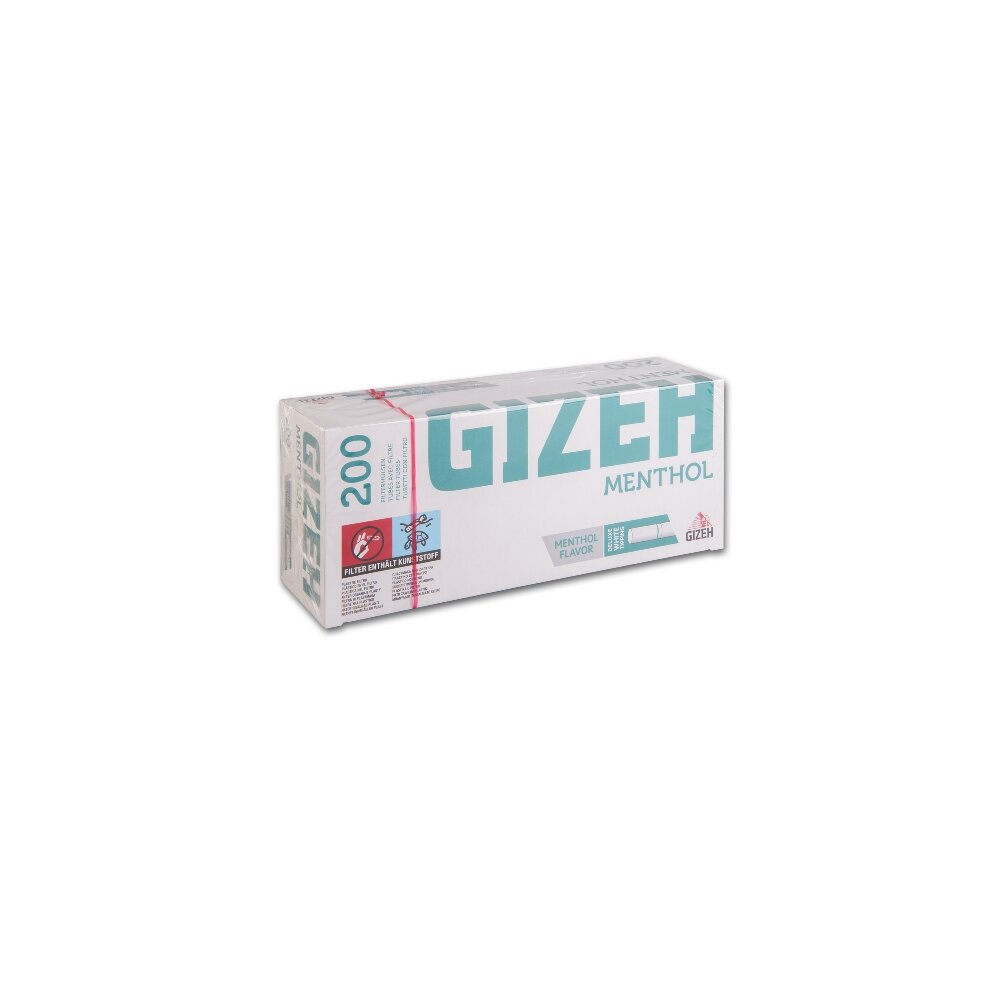 Gizeh Menthol Hülsen 200er