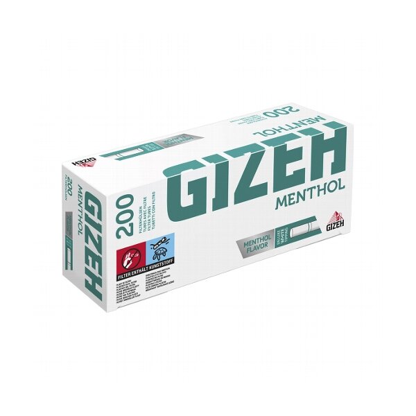 Gizeh Menthol Hülsen 200er