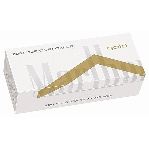 Marlboro Gold Hülsen 200er