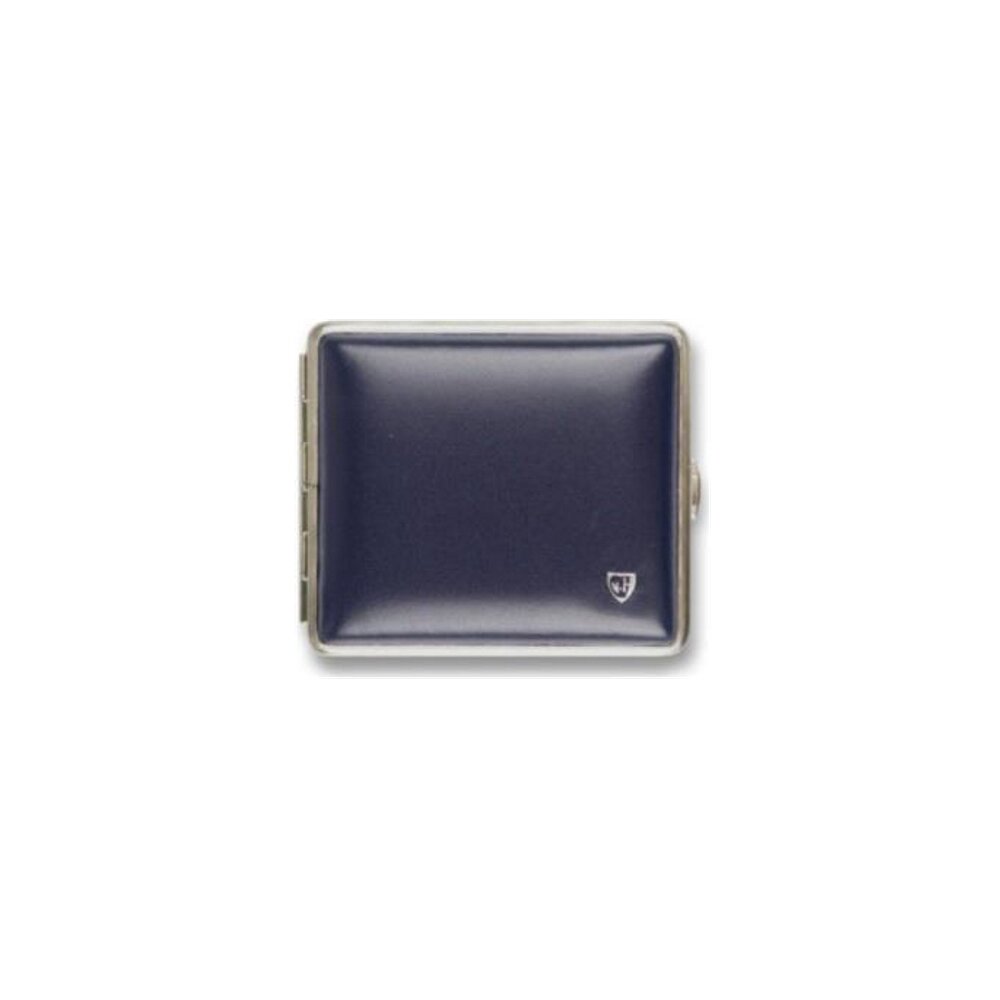 v.H. Zigarettenetui Softleder blau 18er
