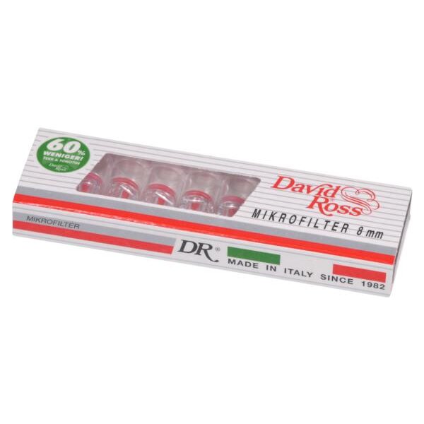 DAVID ROSS Zigarettenfilter-Aufsatz 8mm 10er