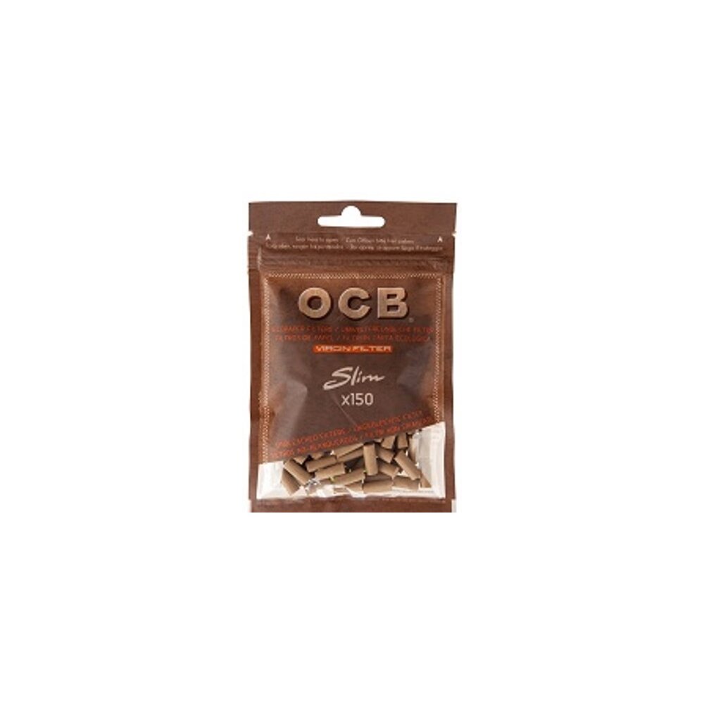 OCB Drehfilter Slim unbleached Virgin 6mm 150er