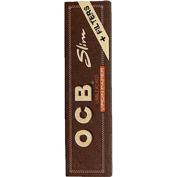 OCB Unbleached Slim Virgin +Tips 32x32 Bl.