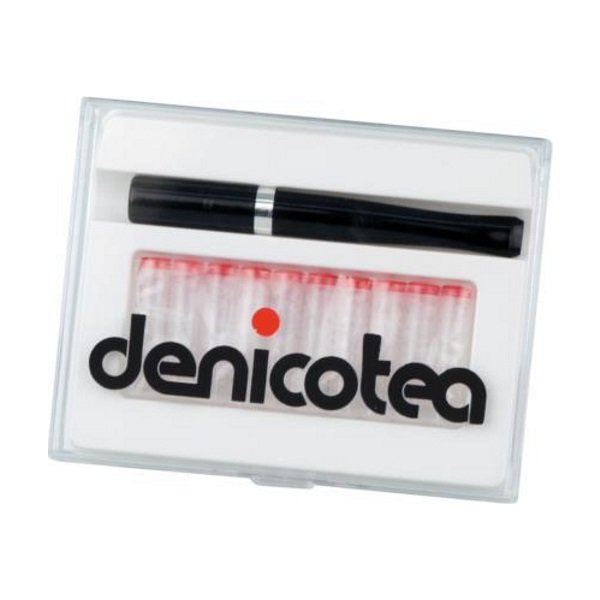 Denicotea Zigarettenspitze Automatic schwarz L plus 10 Filter