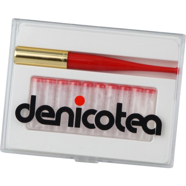Denicotea Zigarettenspitze Automatic Lady koralle L plus 10 Filter