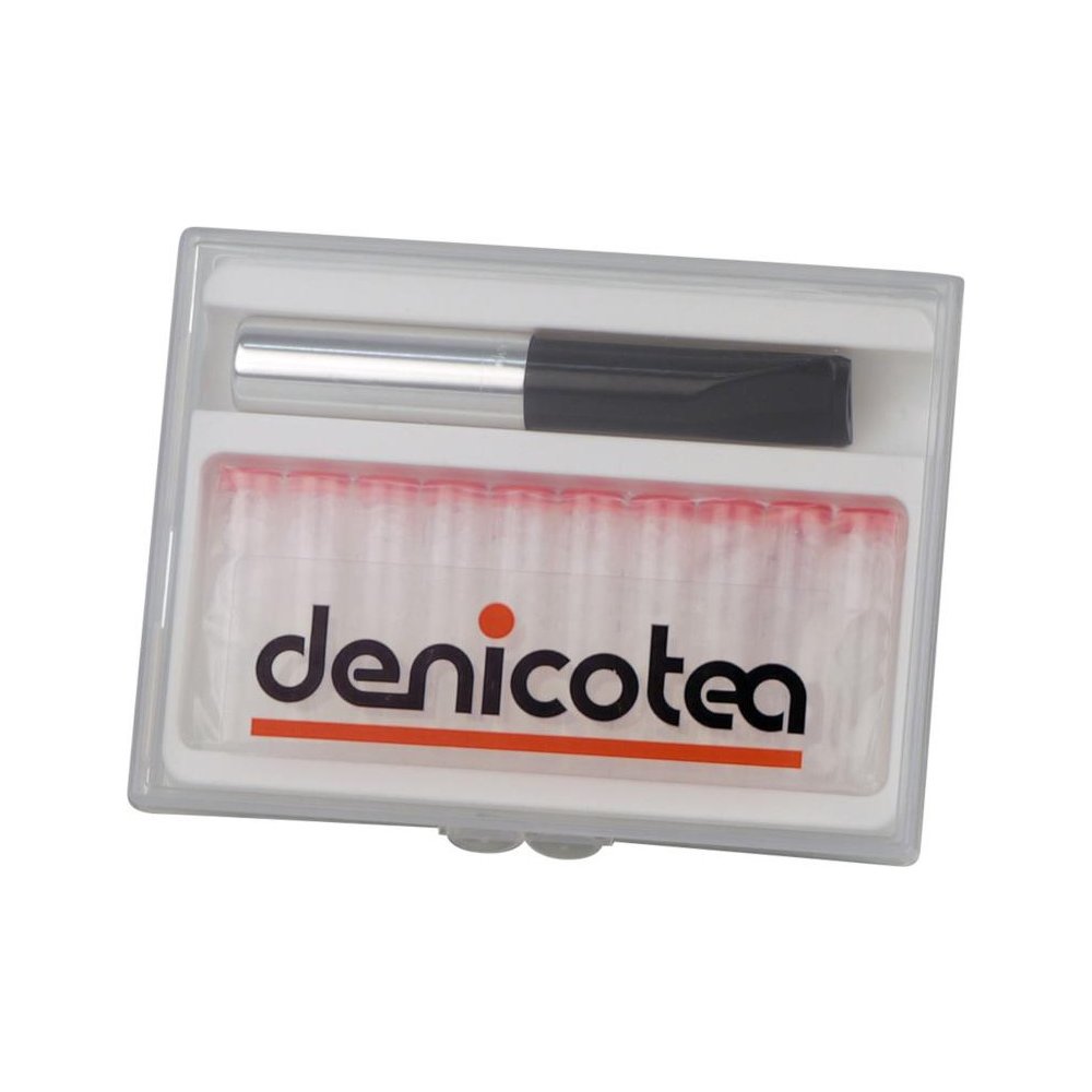 Zigarettenspitze Denicotea Automatic silber 78mm