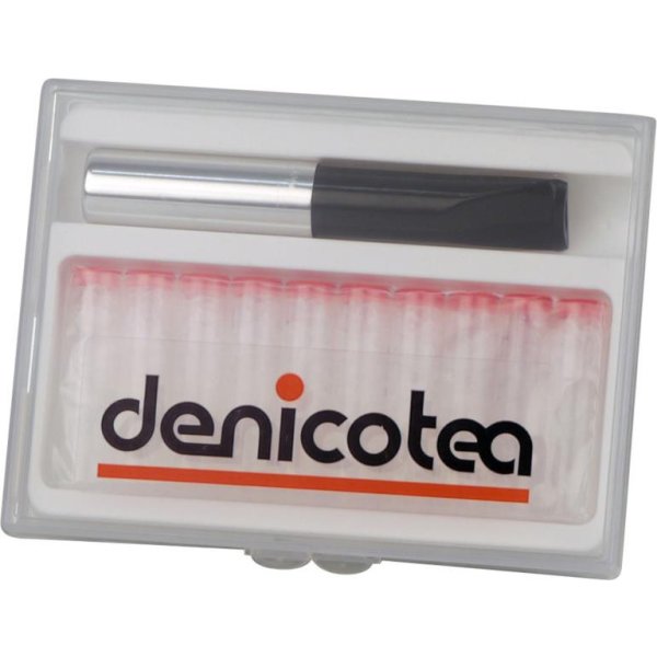 Denicotea Zigarettenspitze Automatic silber K plus 10 Filter
