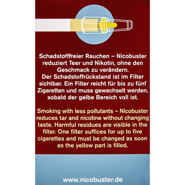 NICOBUSTER Zigarettenfilter-Aufsatz Regular 30er