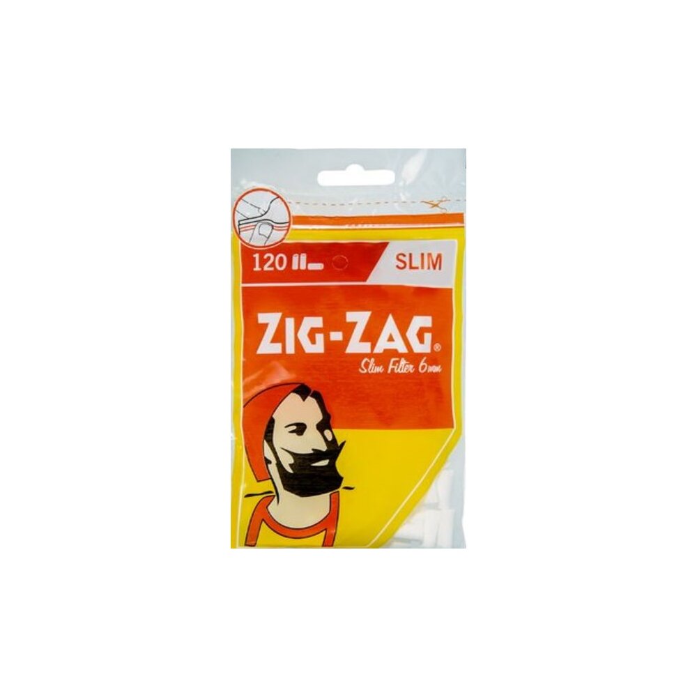 ZIG ZAG Drehfilter Slim 6mm 120er