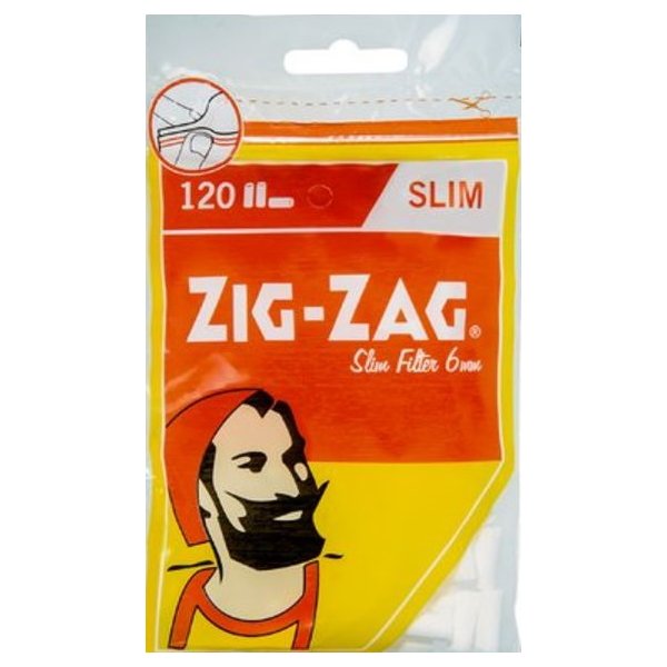 ZIG ZAG Drehfilter Slim 6mm 120er