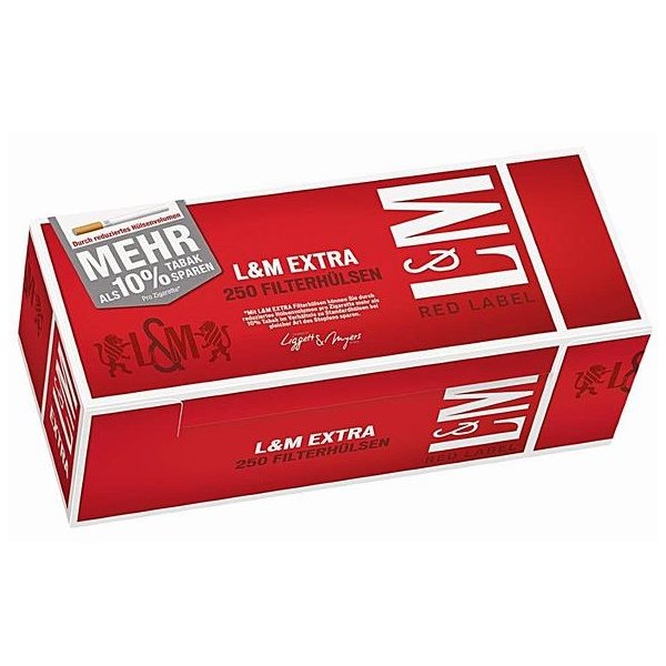 L&M Red Extra Hülsen 250er