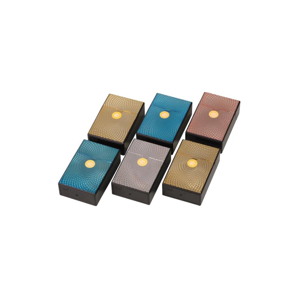Zigarettenbox PopUp Kunststoff metallic 85mm