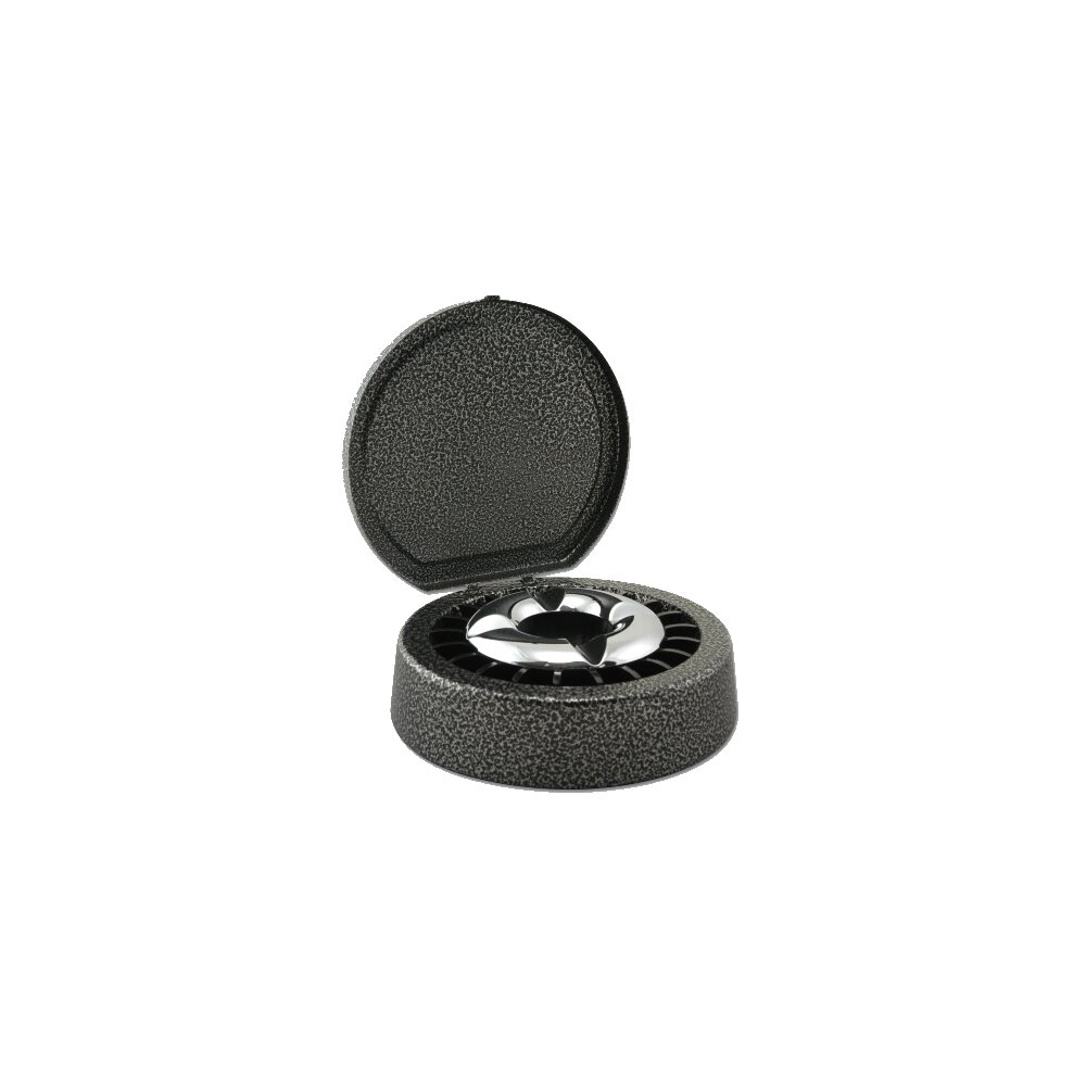 Ascher Metall grau Sterneinsatz mit Deckel
