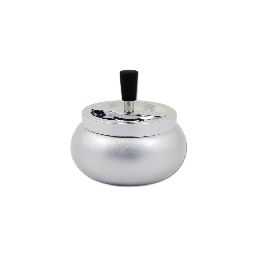 Schleuderascher chrom/silber 13cm