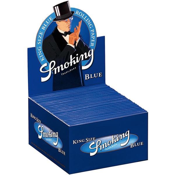 SMOKING King Size Blue 50x33 Bl.
