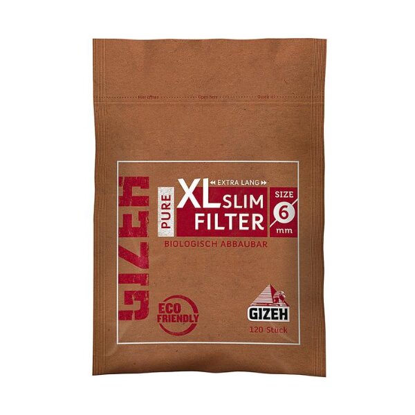 GIZEH Pure XL Slim Filter 6mm 120er