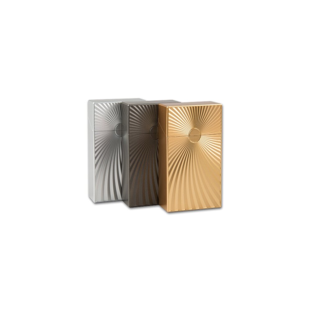Zigarettenbox Metall Push 100mm
