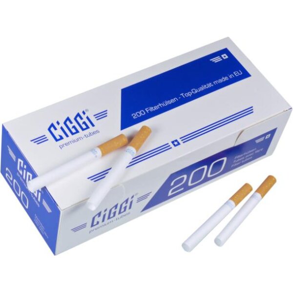 Ciggi Hülsen 200er ohne Kunststoff