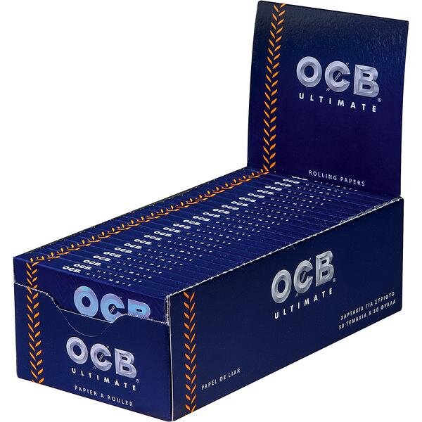 OCB Ultimate Rolling Papers 50x50 Bl.