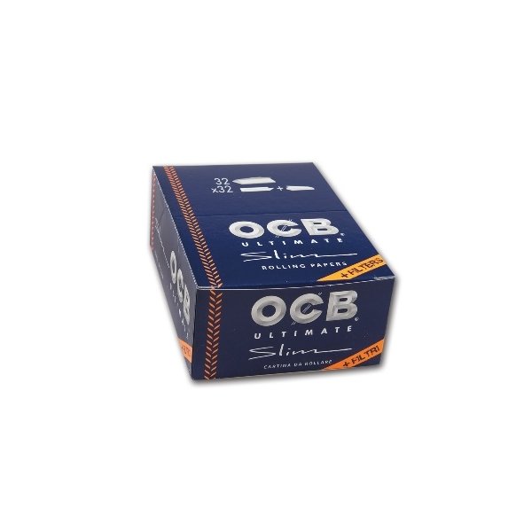OCB Ultimate Slim + Tips 32x32Bl.