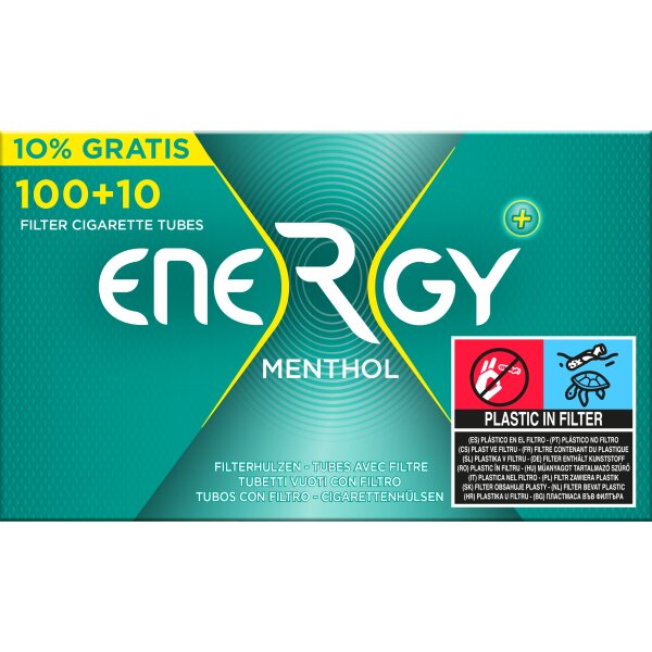 Elixyr Energy Plus Menthol Hülsen 110er