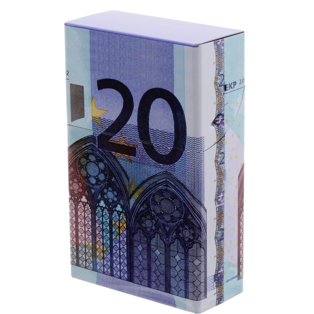 Zigarettenbox Eurodesign 20er 20-Euro-Design