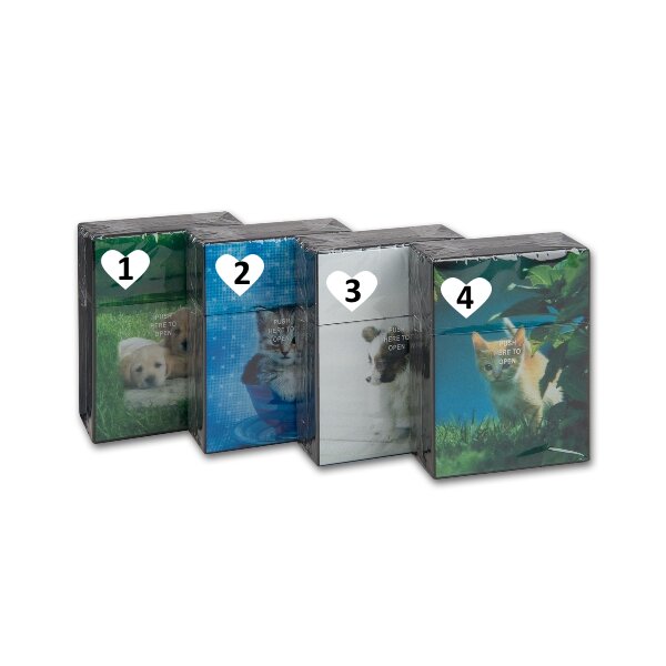 Zigarettenbox Cats and Dogs 25er Motiv 4