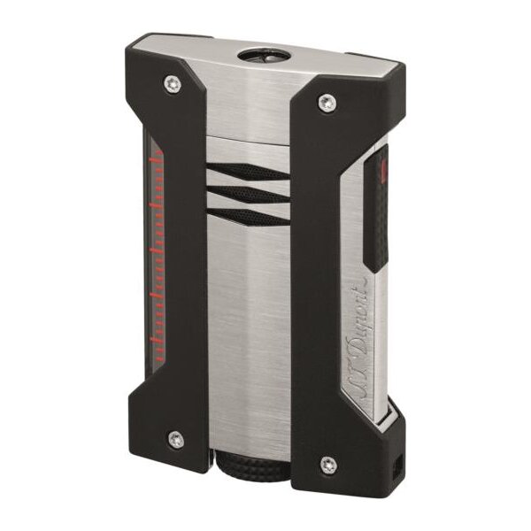 St.Dupont Feuerzeug Defi Extreme Chrom Schwarz 021403