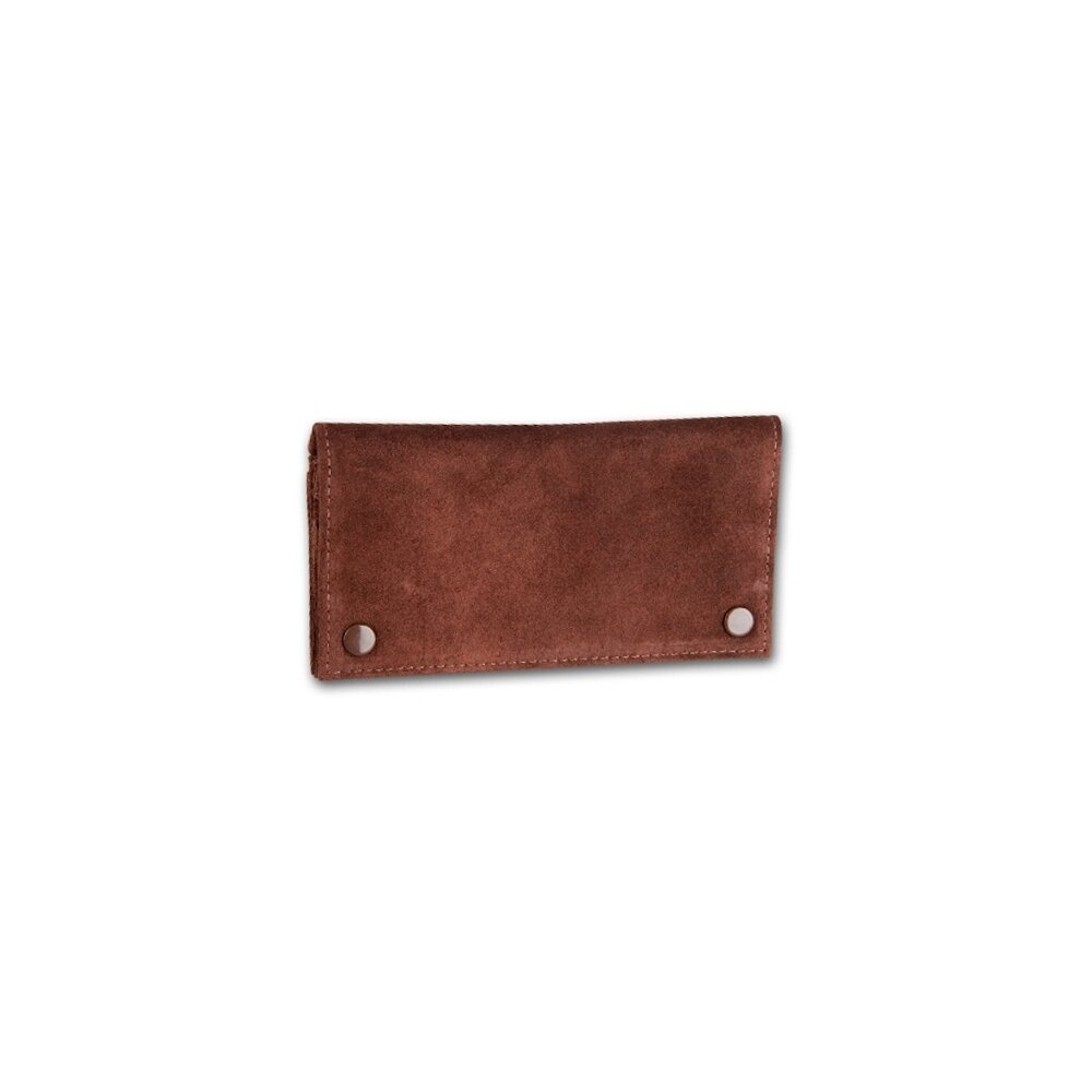 Feinschnitttasche Wildleder braun
