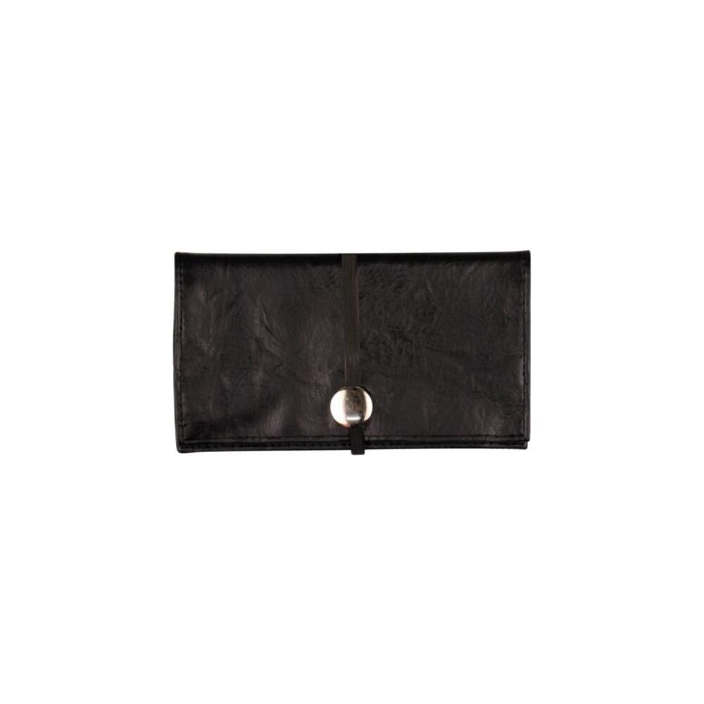 Feinschnitttasche Kunstleder schwarz