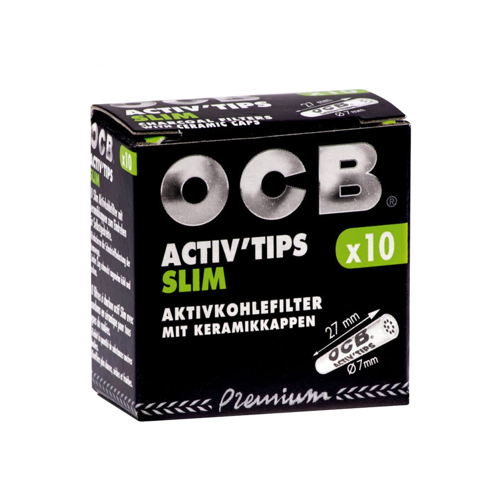 OCB Activ Tips Slim 7mm 10er