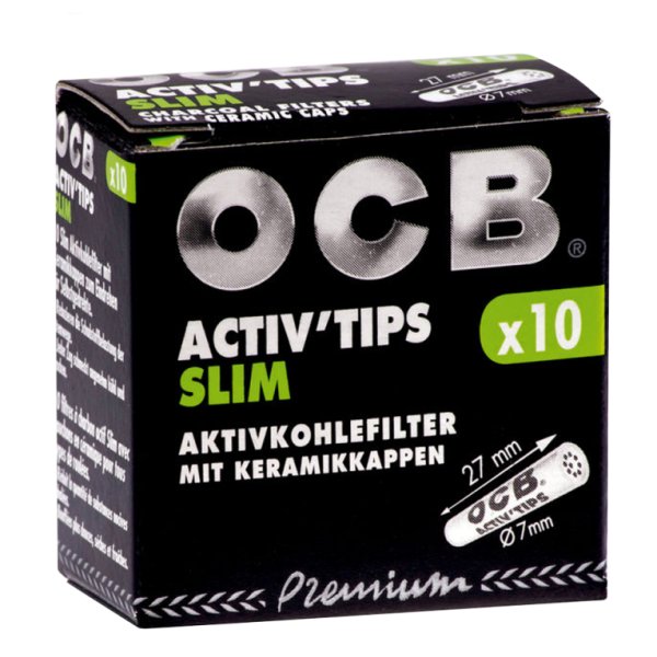 OCB Activ Tips Slim 7mm 10er