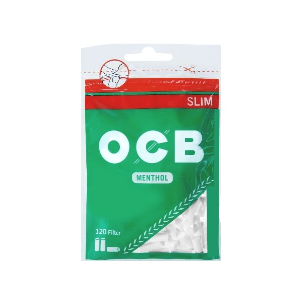 OCB Drehfilter Slim Menthol 6mm 120er