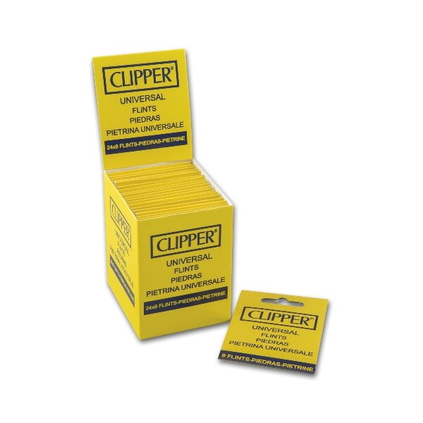 CLIPPER Feuerzeugsteine 9er