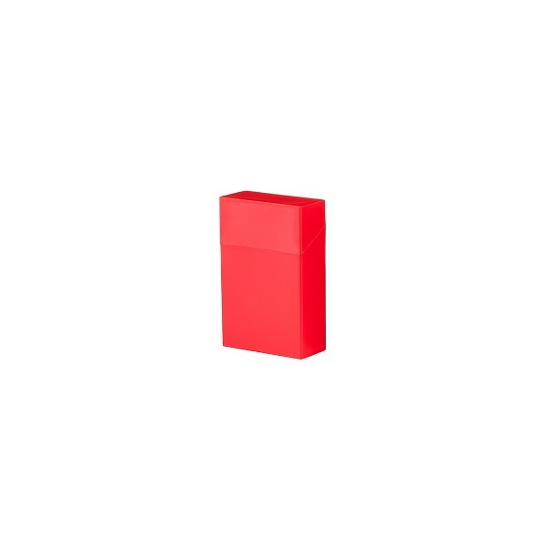 Zigarettenbox Kunststoff rot 20er