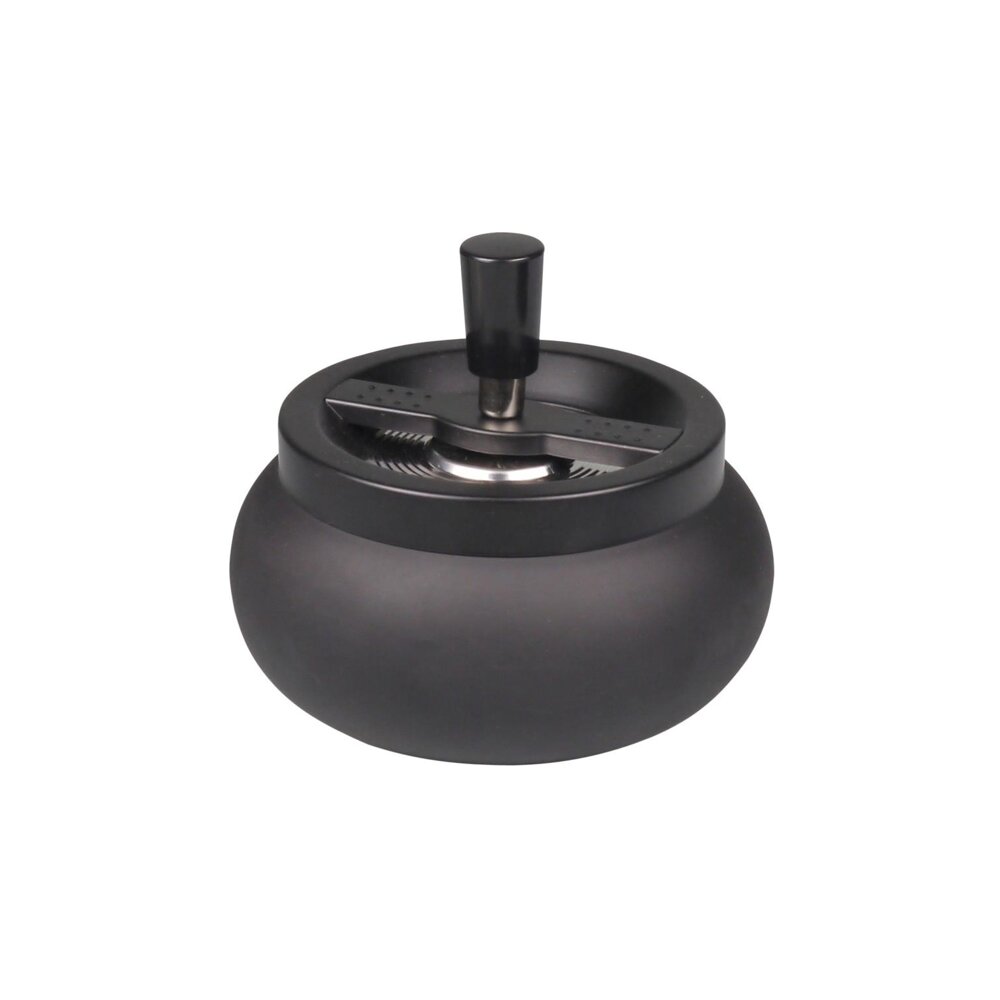 Drehascher schwarz matt 13cm