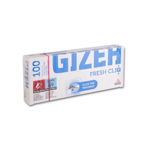 GIZEH Fresh Cliq Hülsen  100 Stück Packung
