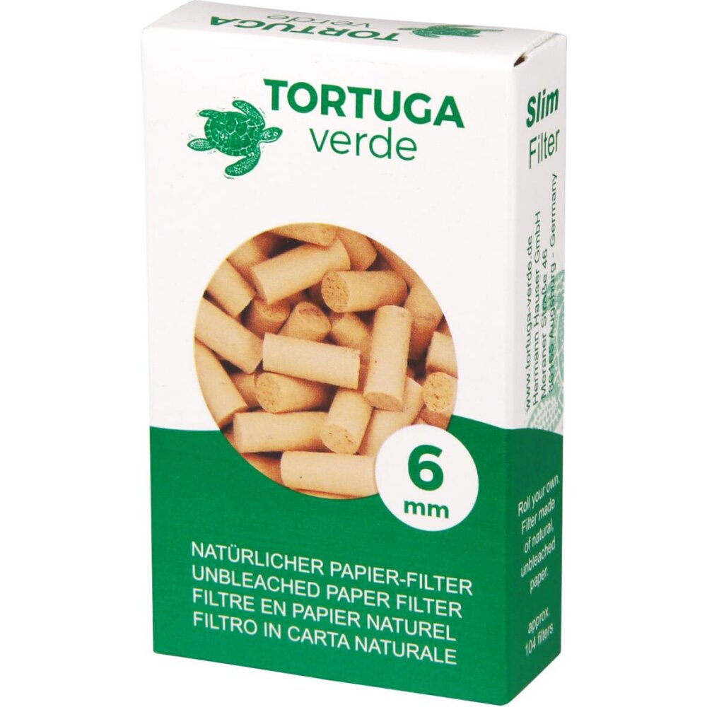 Tortuga Verde Drehfilter Slim 6mm 104er