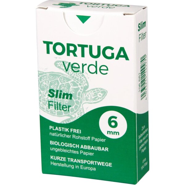 Tortuga Verde Drehfilter Slim 6mm 104er