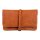 Feinschnitttasche Leder cognac