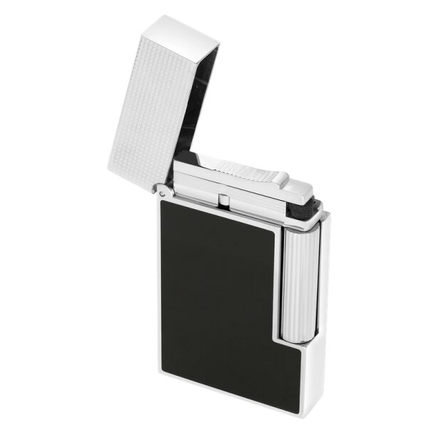 St.Dupont Feuerzeug Ligne2 Cling Palladium schwarz