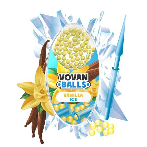 Vovan Balls Aromakapsel Vanilla Ice 100er