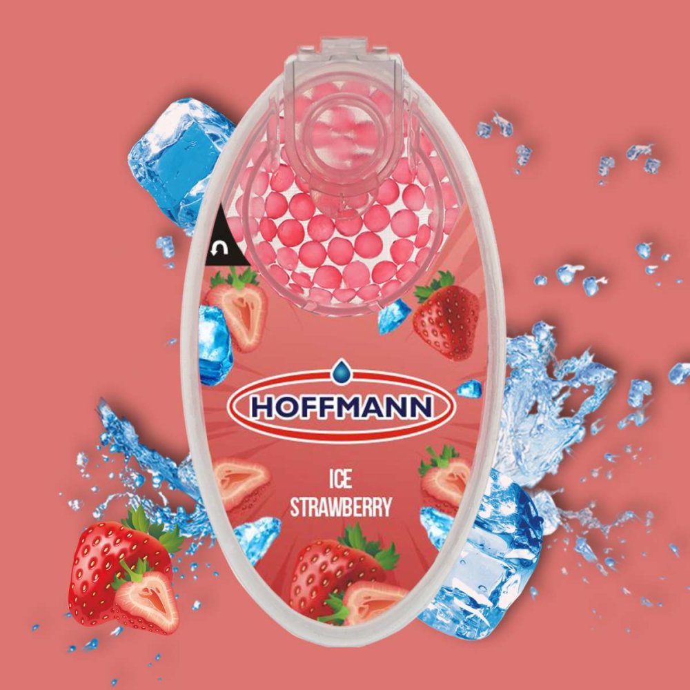 Hoffmann Aromakapsel Ice Strawberry 100er
