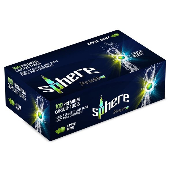 SPHERE Apple Mint  Click Hülsen 100 Stück Packung