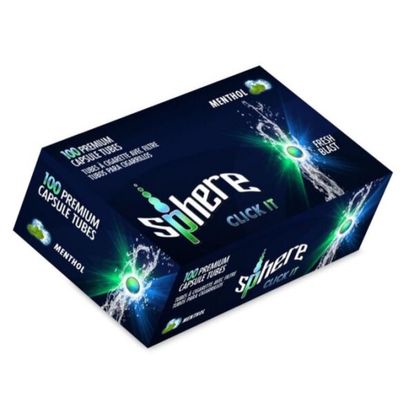 SPHERE Menthol  Click Hülsen 100 Stück Packung