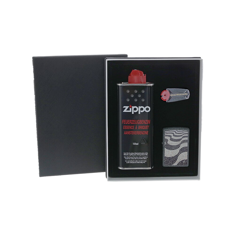 Zippo Geschenkset Copacabana grey