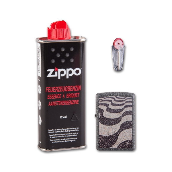 Zippo Geschenkset Copacabana grey