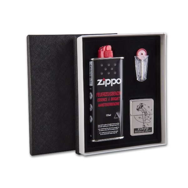 Zippo Geschenkset Lady Wind chrom