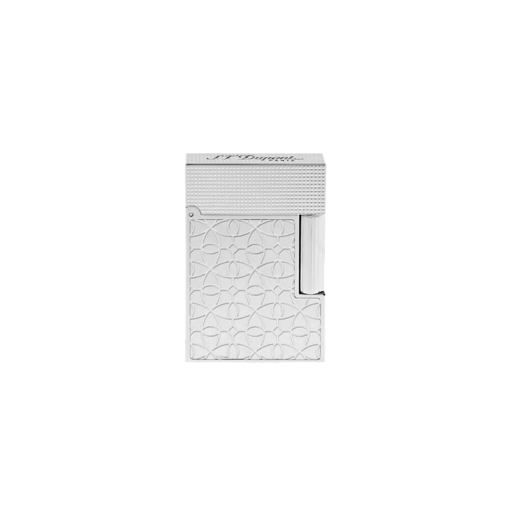 St.Dupont Feuerzeug Ligne2 Small Platinum Arabesque